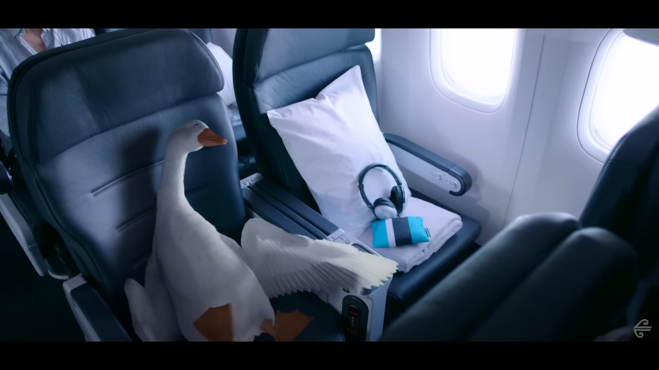 Air New Zealand advert