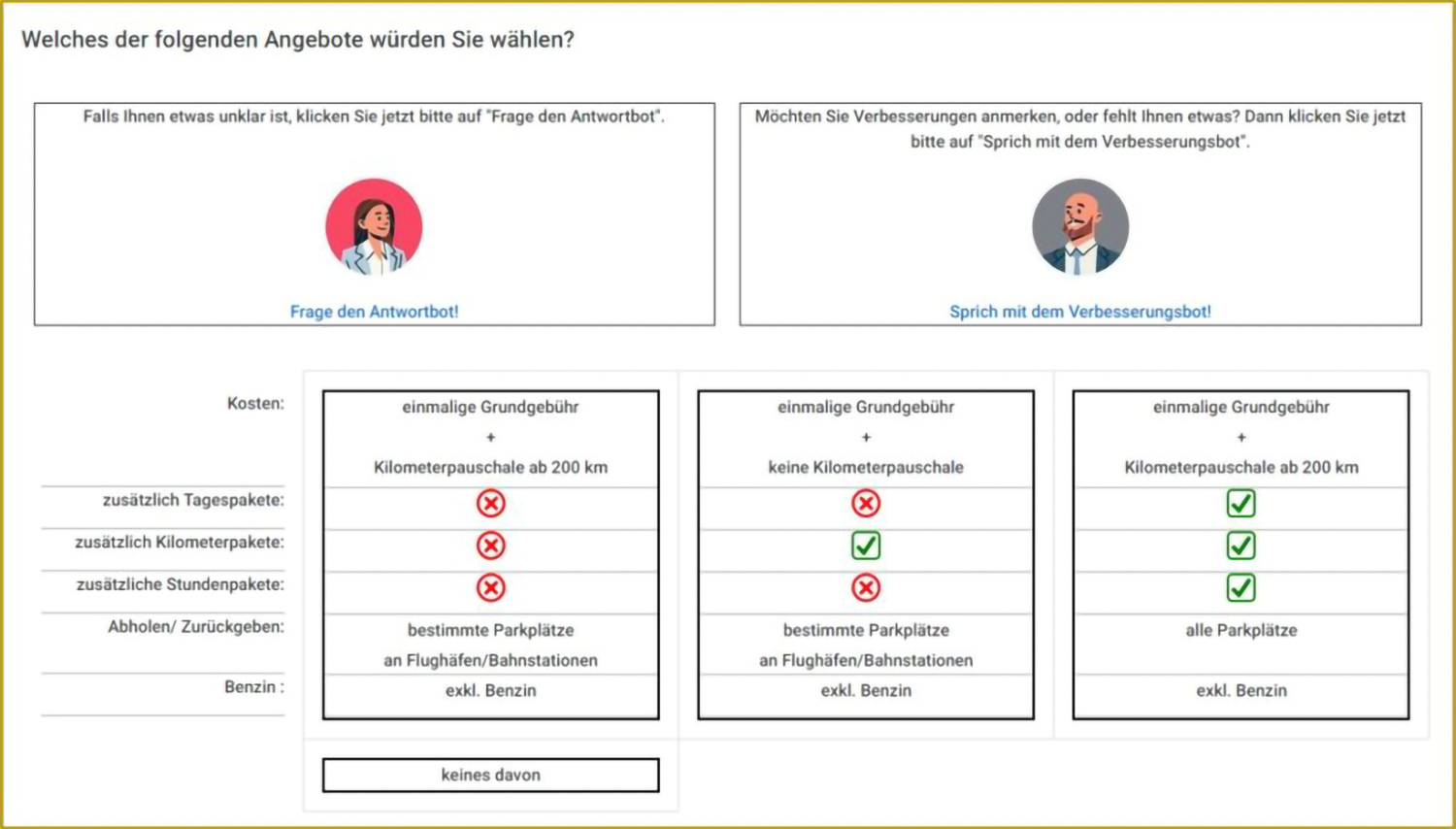 Sprich mit mir! – Kombination aus qualitativem Chatbot & Conjoint