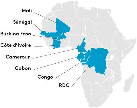 AFRICASCOPE URBAN MAP
